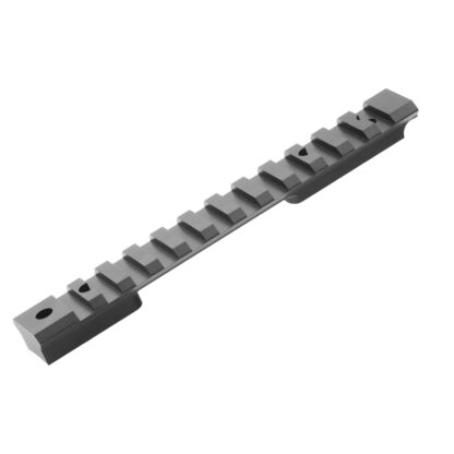 Picatinny Rail for HOWA Mini Action 6061-T6  0 MOA/20 MOA in Black/Silver by Derraco Engineering