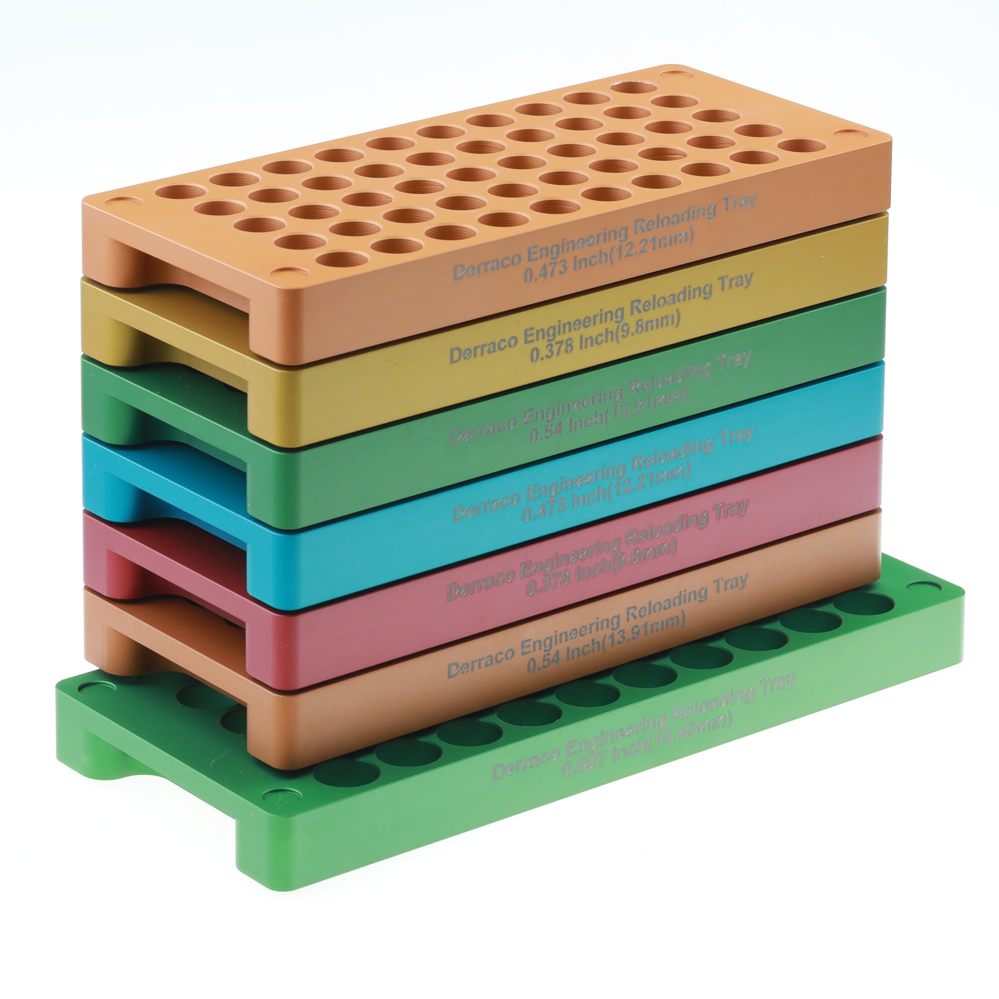 50 Round - Brass Reloading Block - Adonized Aluminium - Image 10