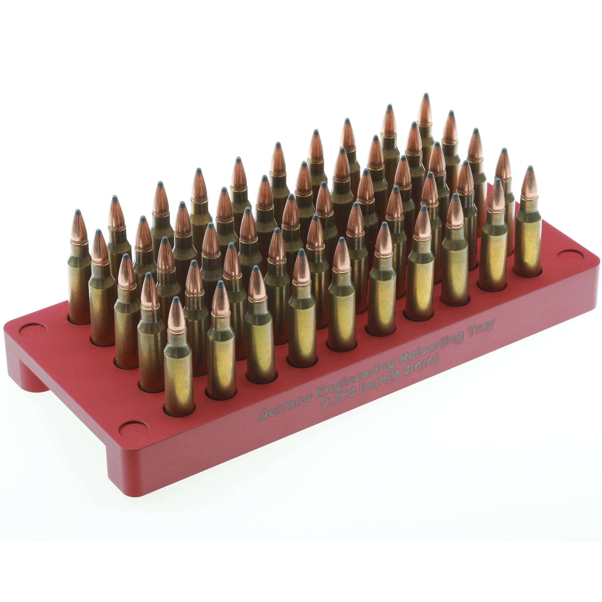 50 Round - Brass Reloading Block - Adonized Aluminium - Image 2